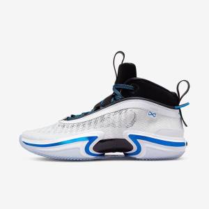 Nike Air Jordan XXXVI Men's Basketball Shoes White / Black / Blue | NK234ELT
