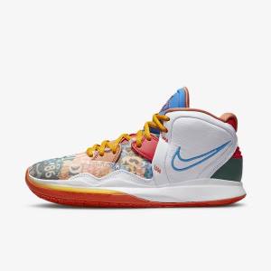 Nike Kyrie Infinity Men's Basketball Shoes White / Red / Gold / Light Blue | NK140CLS